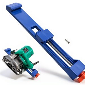 iayokocc Circular Saw Guide Rail Adjustable Durable Blue-0