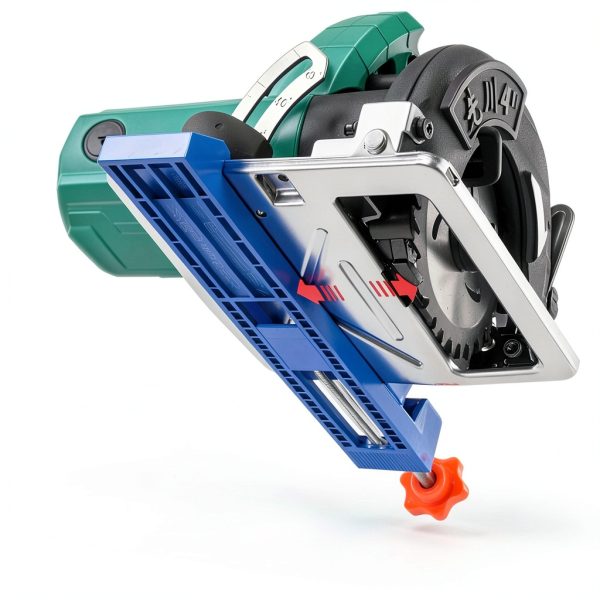 iayokocc Circular Saw Guide Rail Adjustable Durable Blue-5
