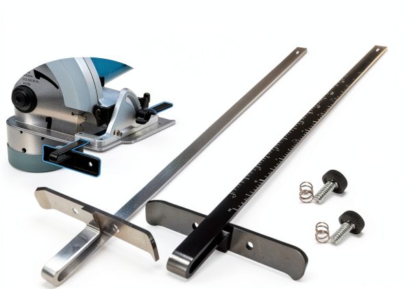 Hawmow Circular Saw Rip Fence Kit Steel Black DIY-3