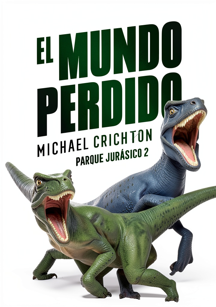 Jurassic Park Spanish eBook cover on a Kindle device
