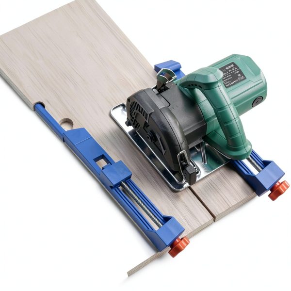 iayokocc Circular Saw Guide Rail Adjustable Durable Blue-2