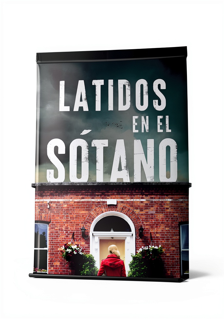Reader enjoying Spanish thriller on a Kindle device
