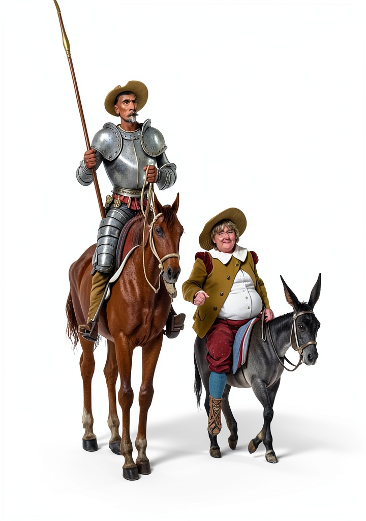 'Kindle reader enjoying Don Quixote'