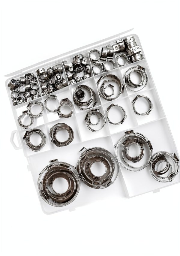 Ear Clamp 117PCS 16-Size Single Hose Kit by Sieqioor 304 Stainless-4
