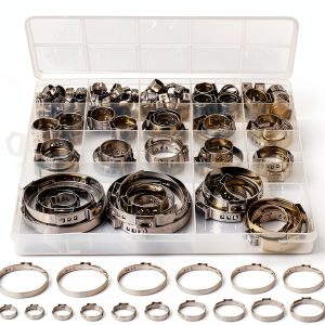 Ear Clamp 117PCS 16-Size Single Hose Kit by Sieqioor 304 Stainless-0