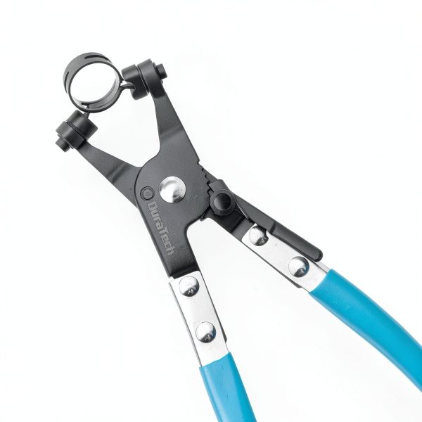 DURATECH Hose Clamp Pliers Swivel Flat Band with Ergonomic PVC Handle-2